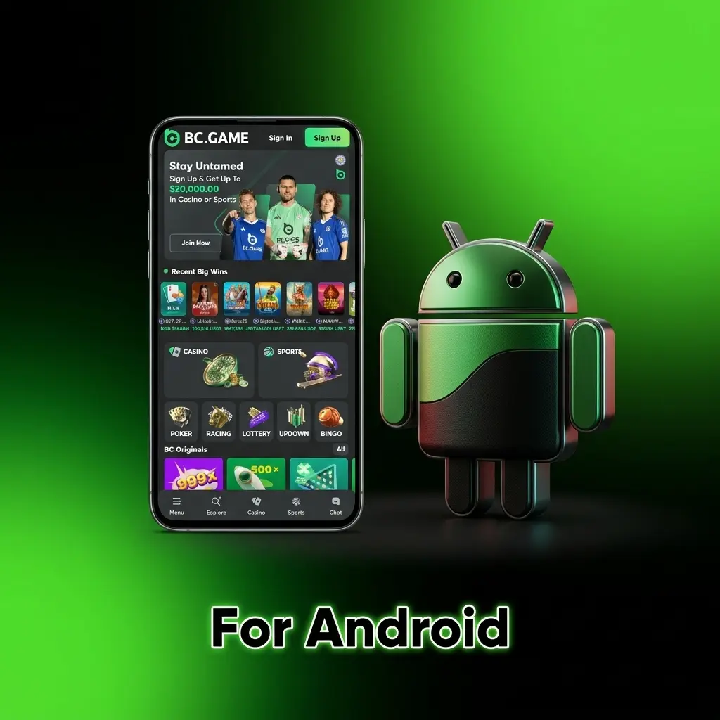 BC Game Afflinkers Android APK download and installation steps for devices running Android 5.0 or higher